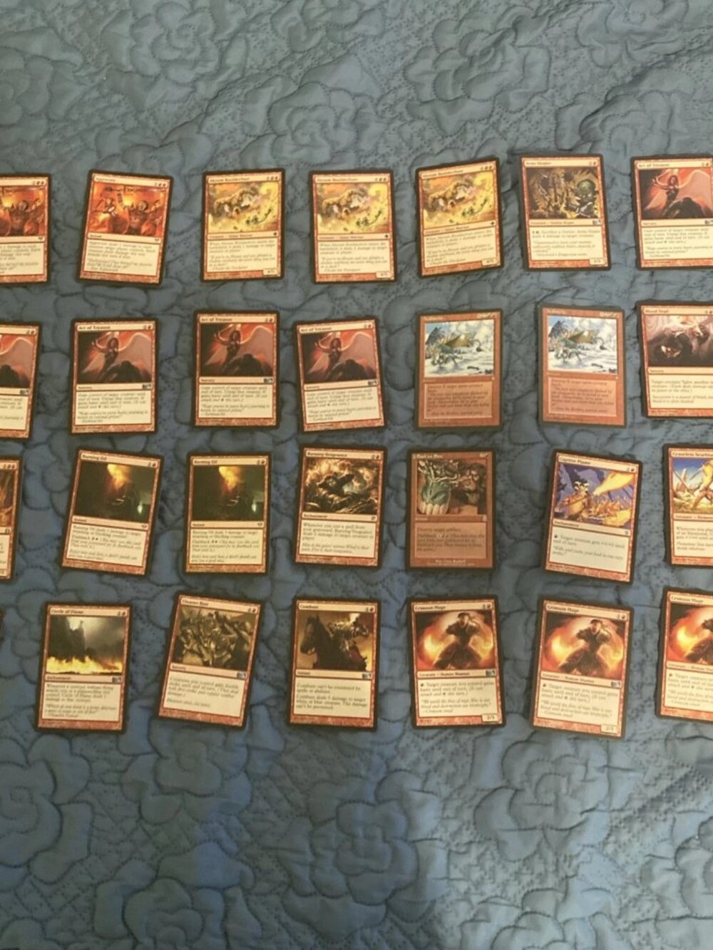 Lot Of 59 Red Magic The Gathering Uncommon Cards